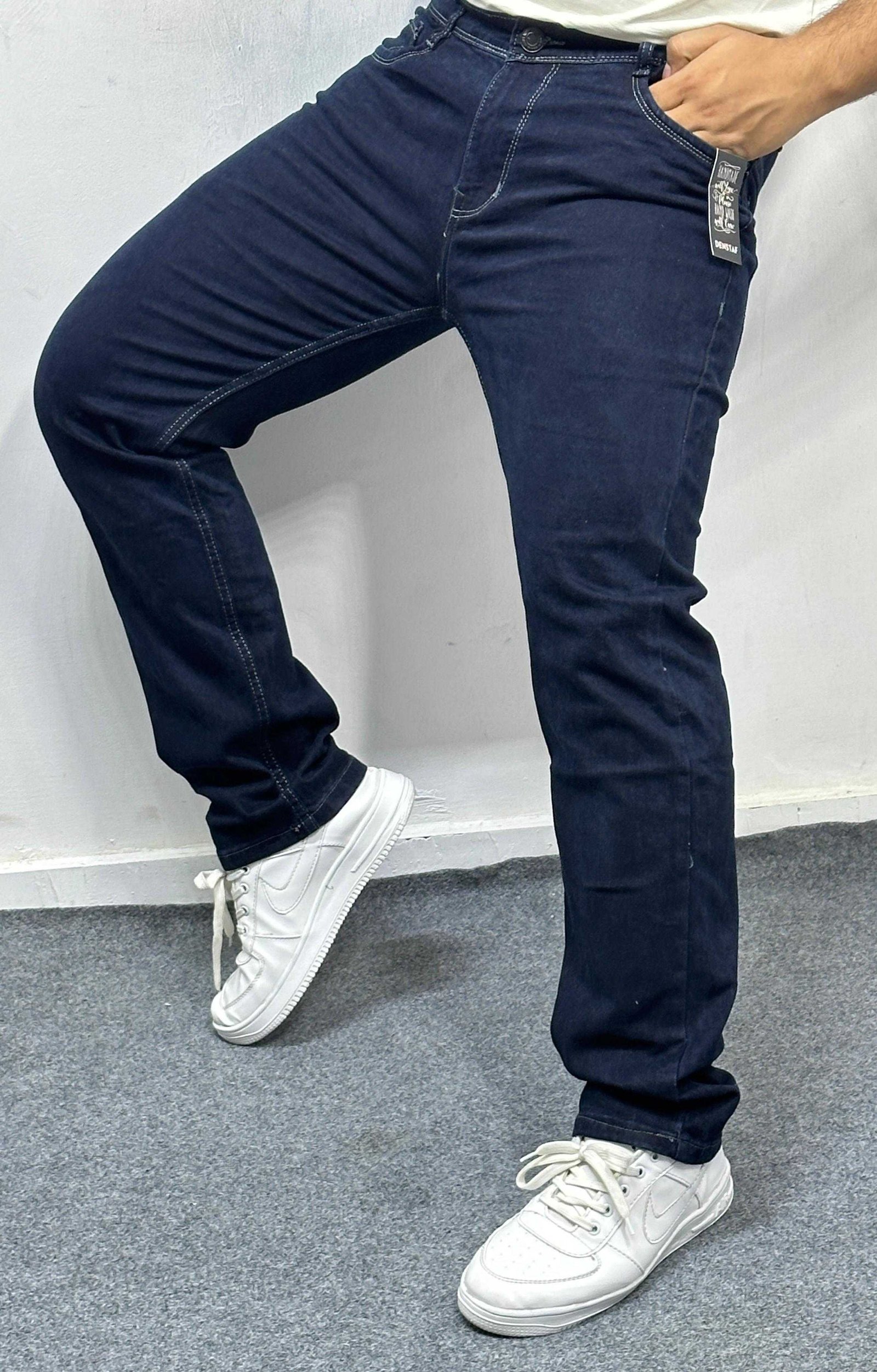 Regular Fit Stretchable Flat Finish Jeans