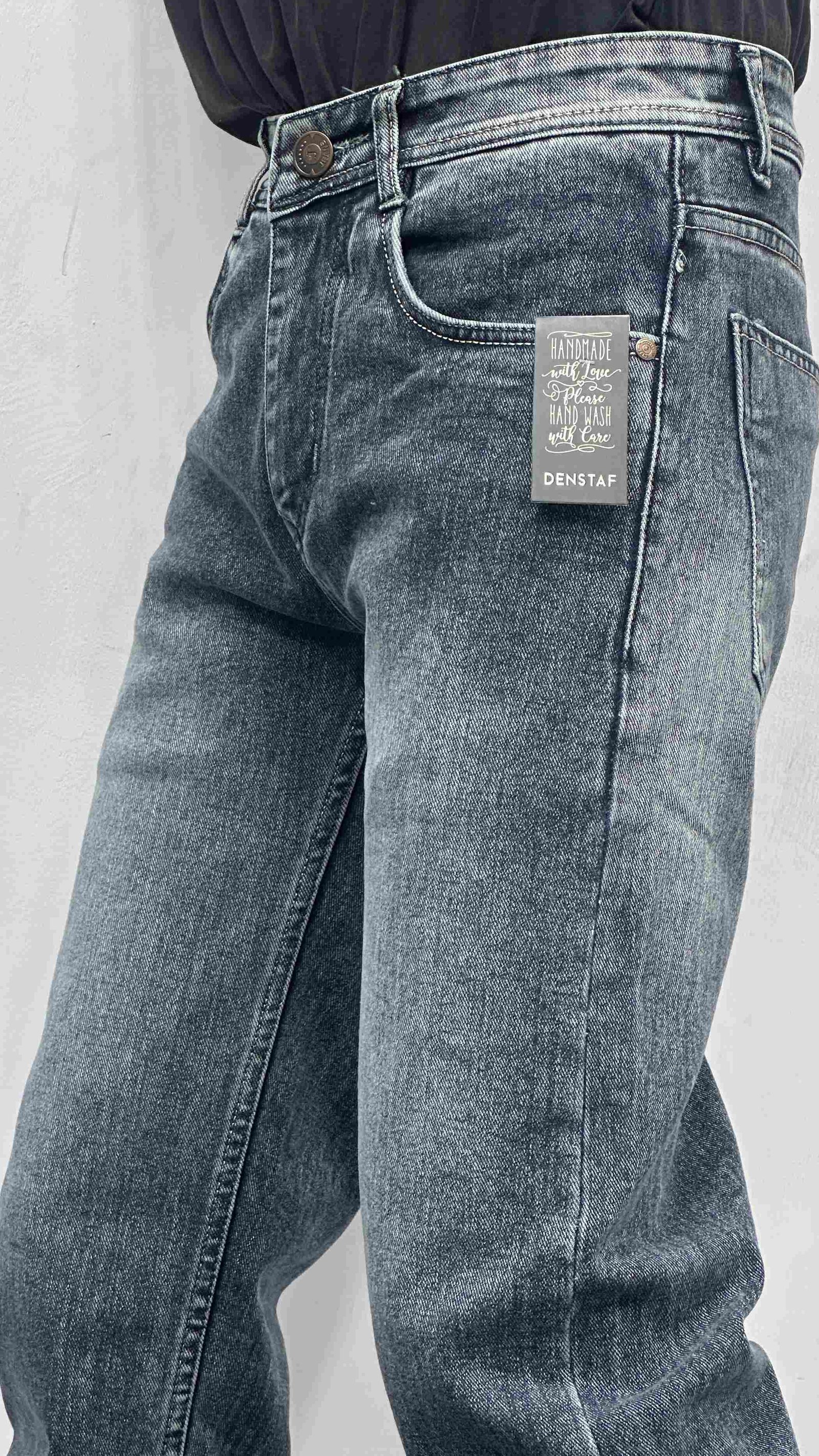 Straight Fit Stretchable Flat Finish Jeans