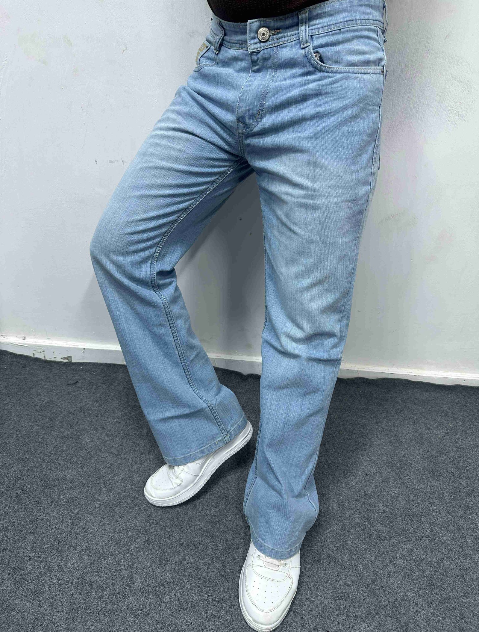 Boot Cut Fit Flat Finish Jeans